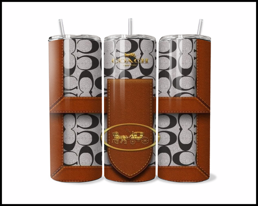 Designer Handbag Inspired Tumbler (004)