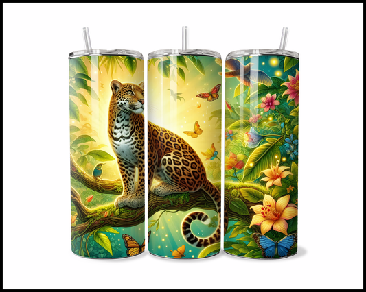 Jungle Dream Leopard Tumbler (3754)