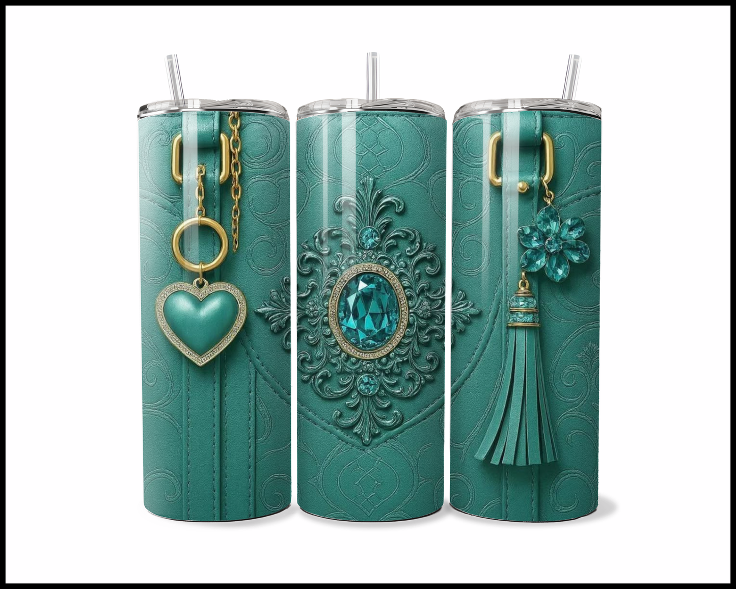 Designer Handbag Inspired Tumbler (017)