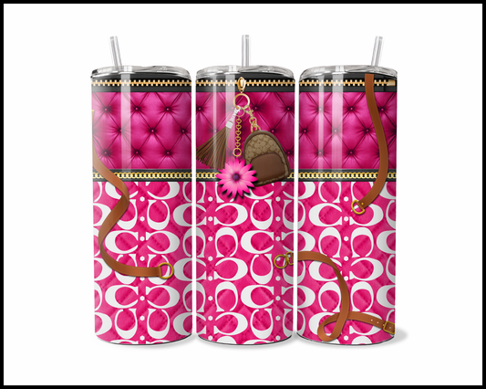 Designer Handbag Inspired Tumbler (019)