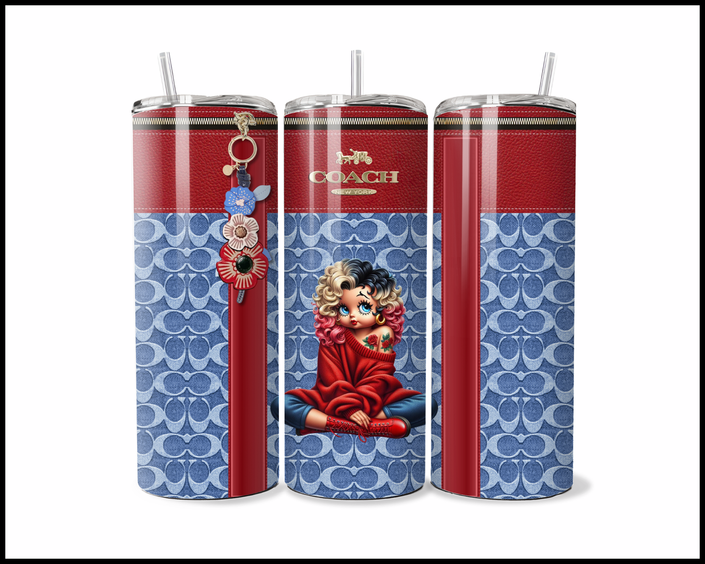 Designer Handbag Inspired Tumbler (105)