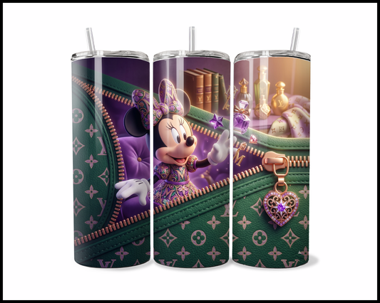 Preppy Pouch & Perfume Bottles Tumbler (4815)