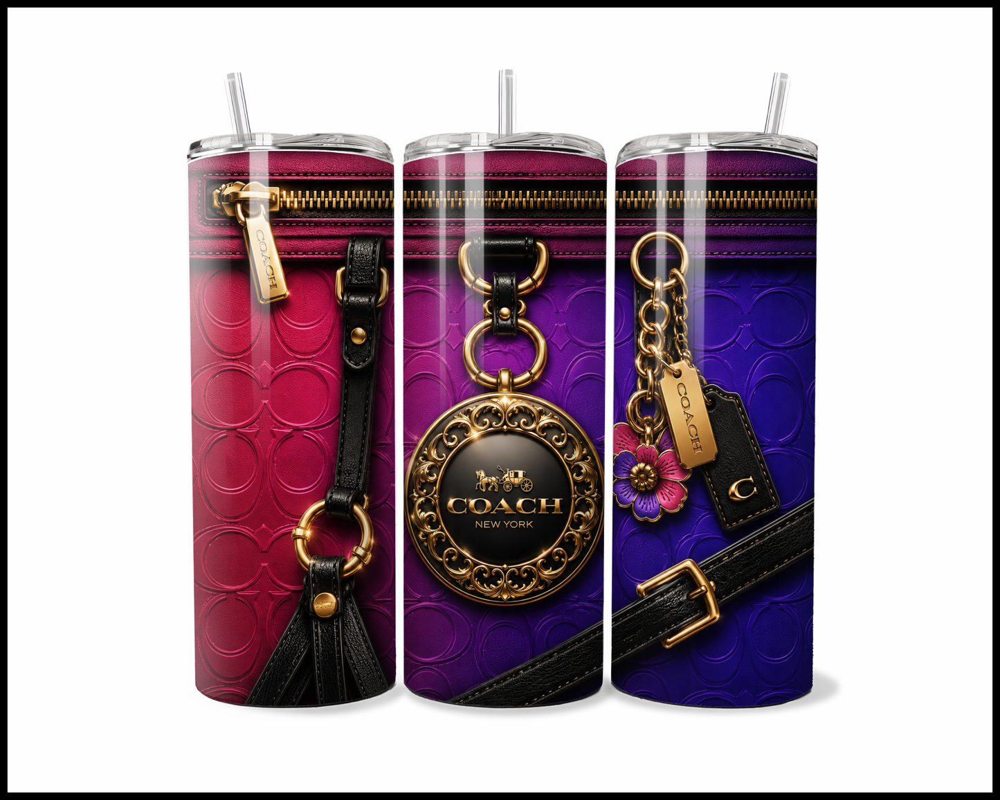 Designer Handbag Inspired Tumbler (357)