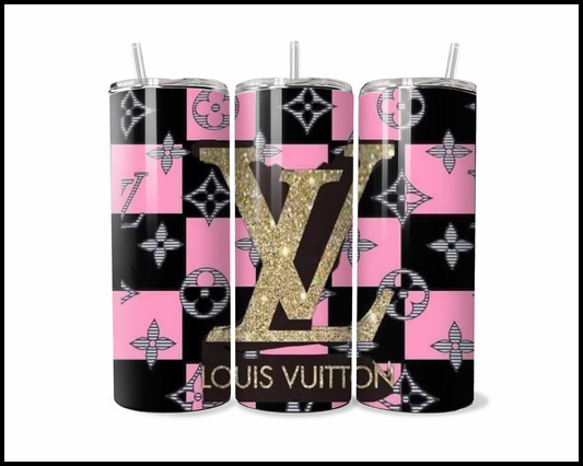 Midnight Checkmate Luxury Tumbler (4893)
