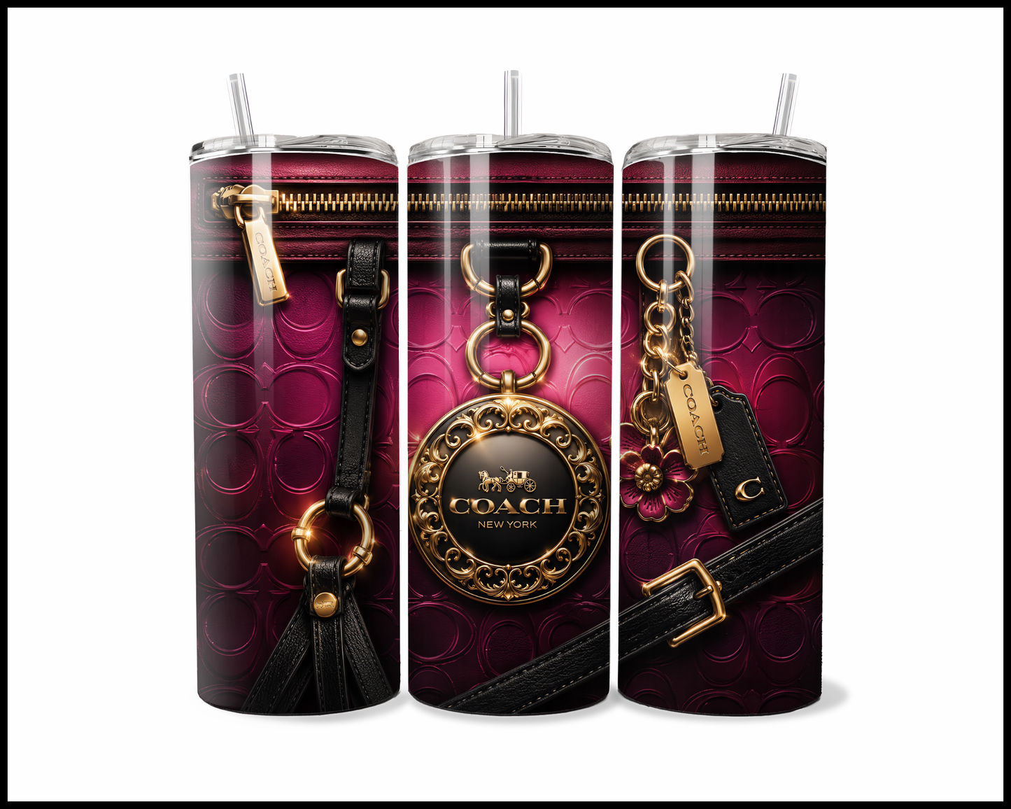 Designer Handbag Inspired Tumbler (357)