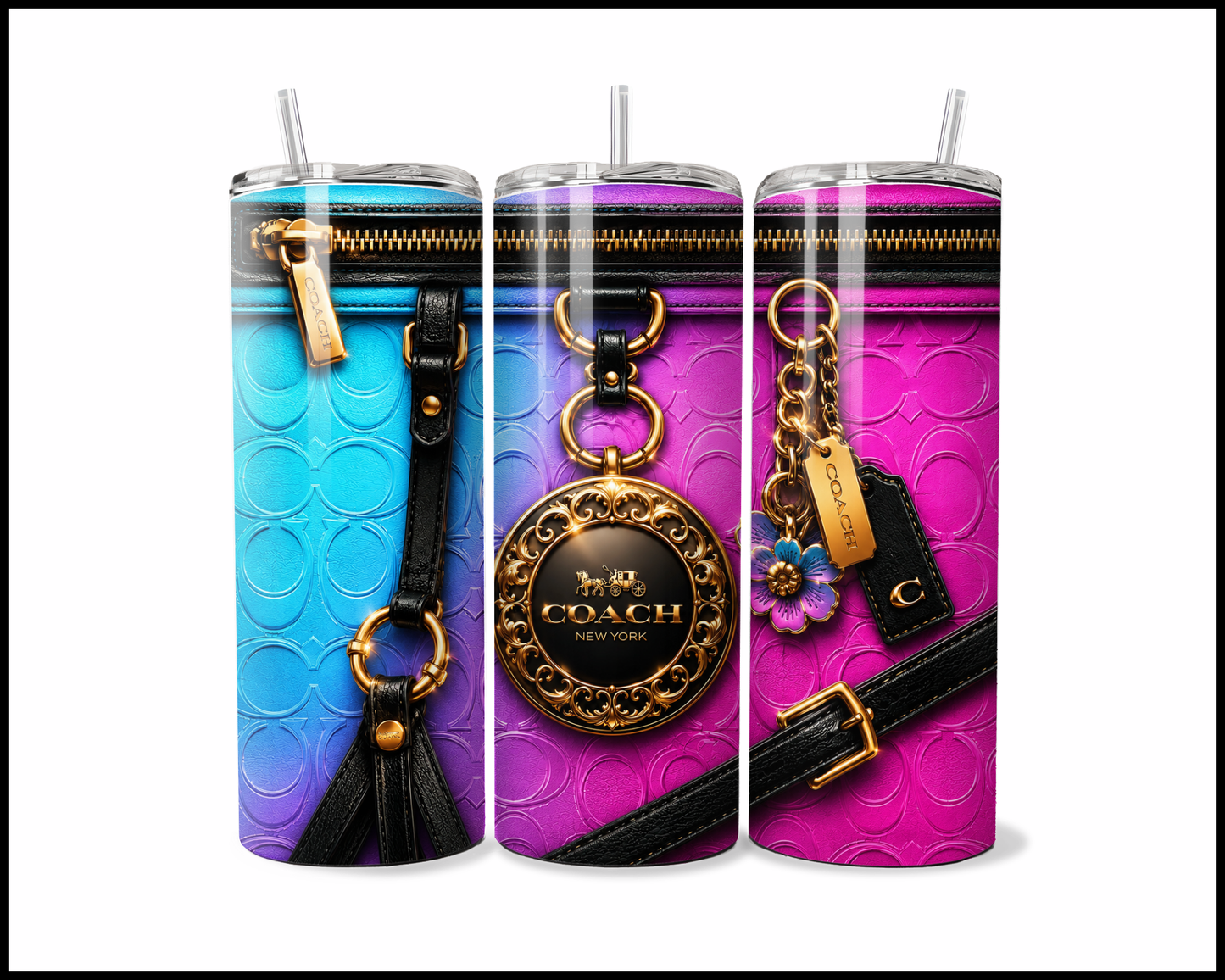 Designer Handbag Inspired Tumbler (357)