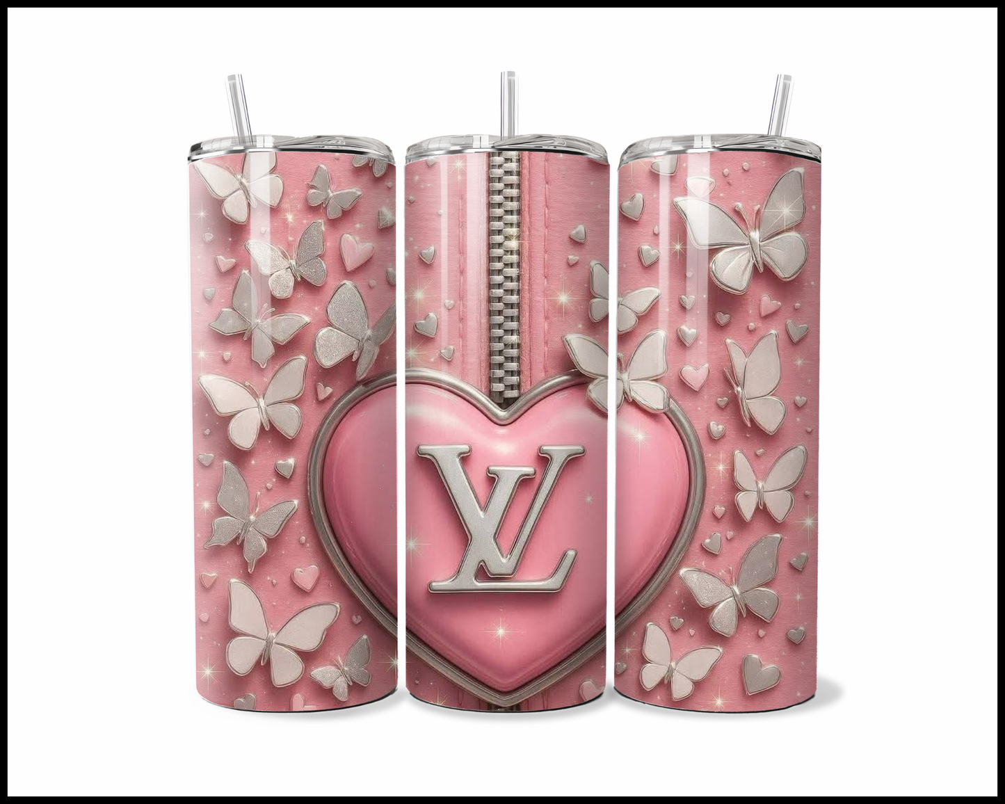 Blush Butterfly Breeze Tumbler (4895)