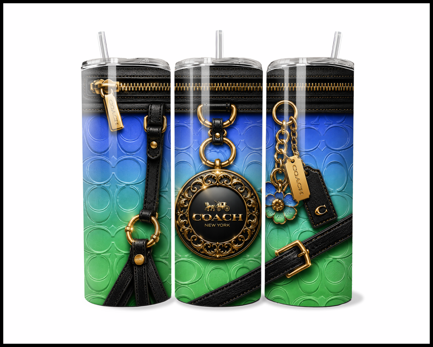 Designer Handbag Inspired Tumbler (357)