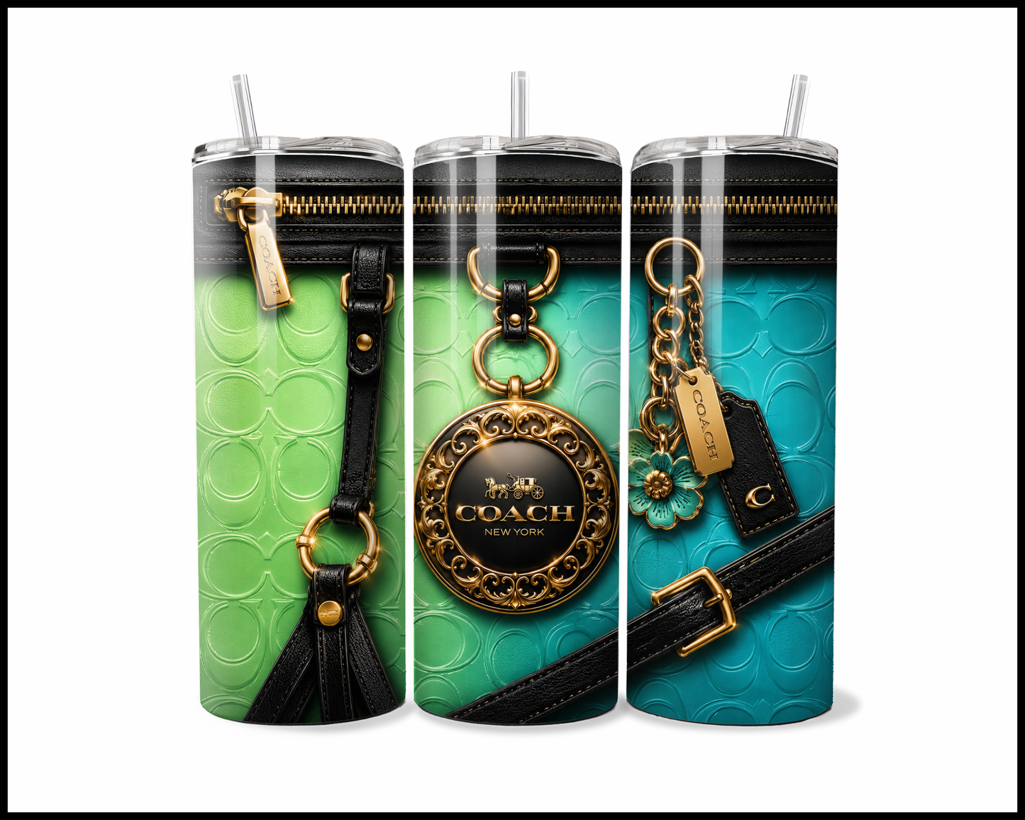 Designer Handbag Inspired Tumbler (357)