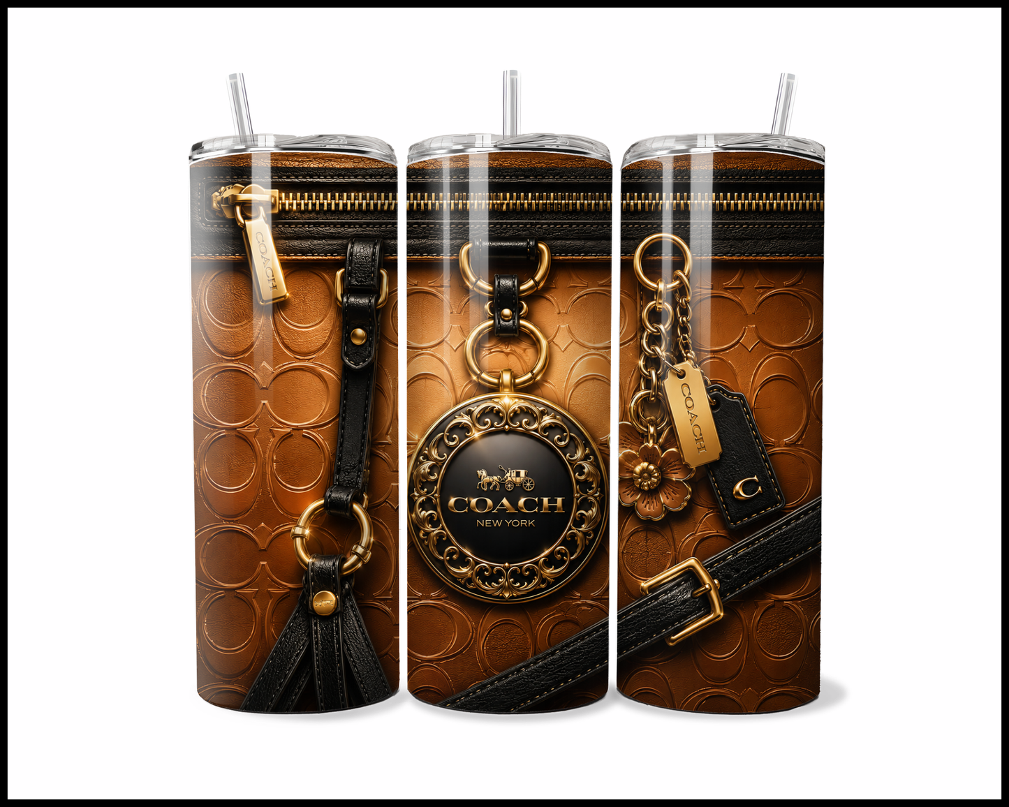 Designer Handbag Inspired Tumbler (357)