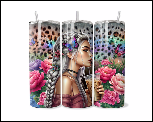 Braids & Butterflies Tumbler (3780)