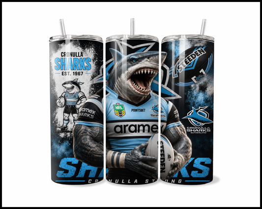 Stainless Steel Tumbler - Cronulla Sharks (5031)