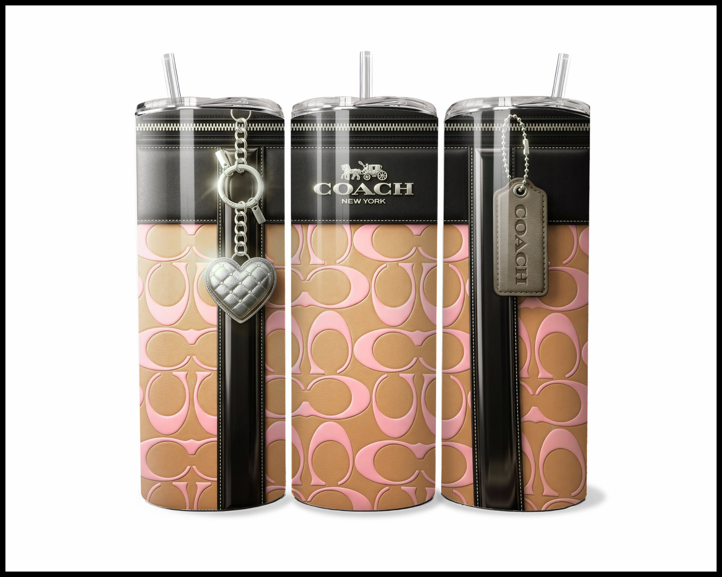Designer Handbag Inspired Tumbler (337)