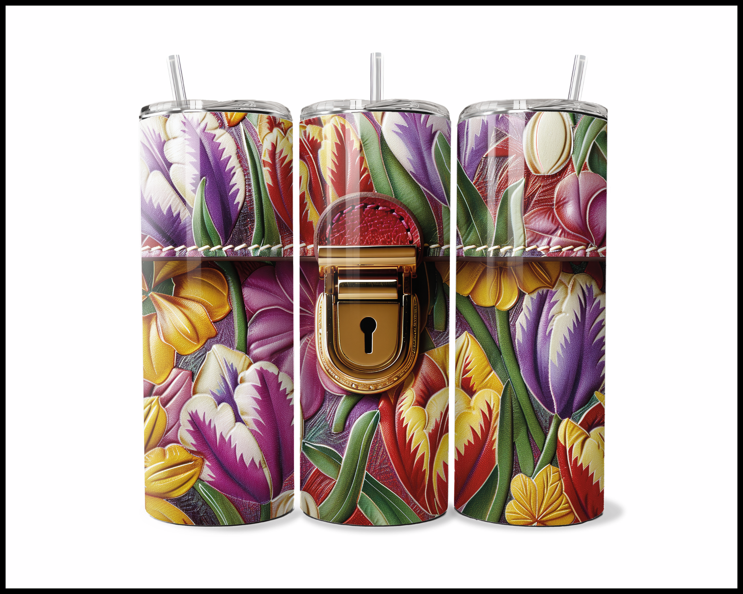 Designer Handbag Inspired Tumbler (010)