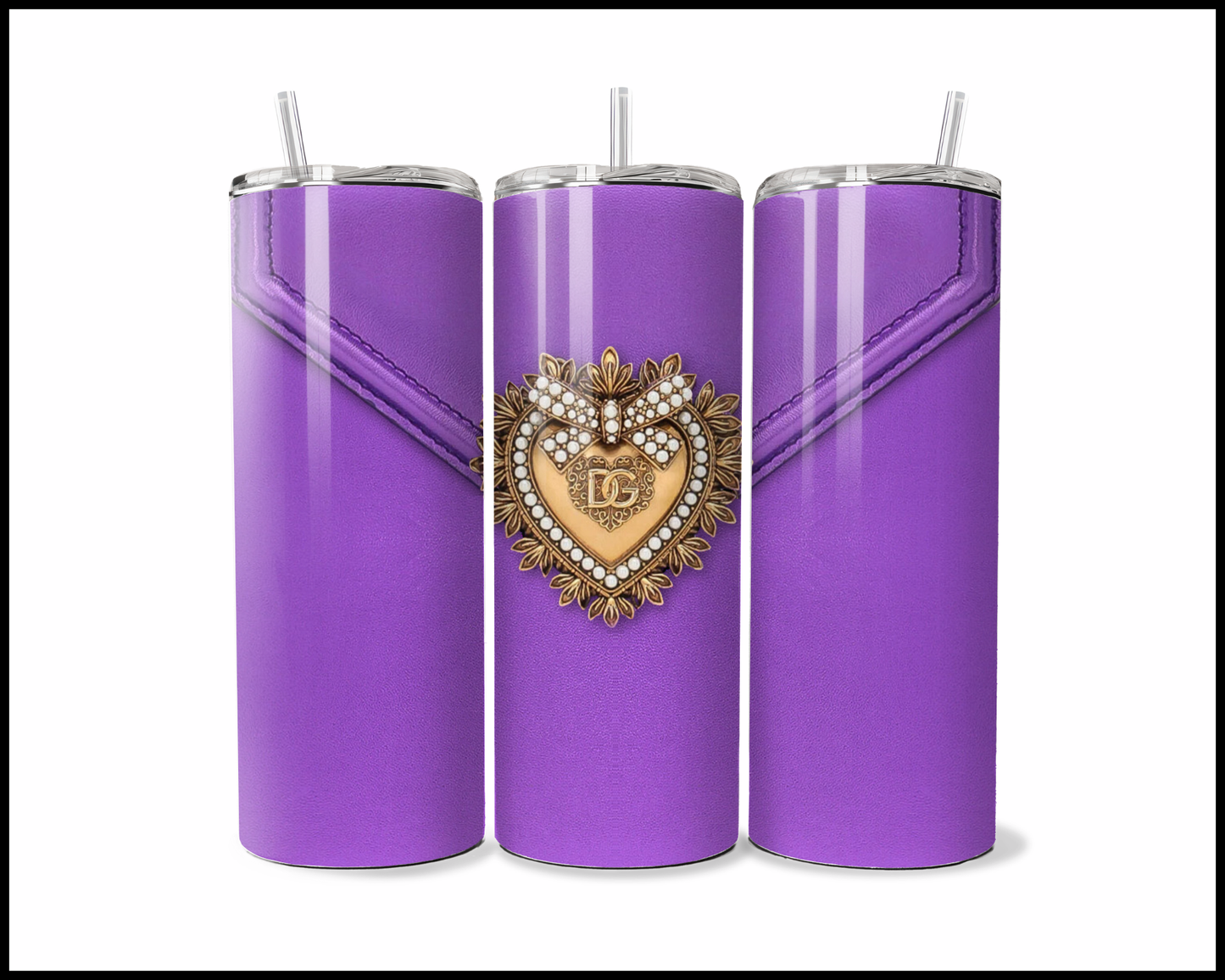 Designer Handbag Inspired Tumbler (001)