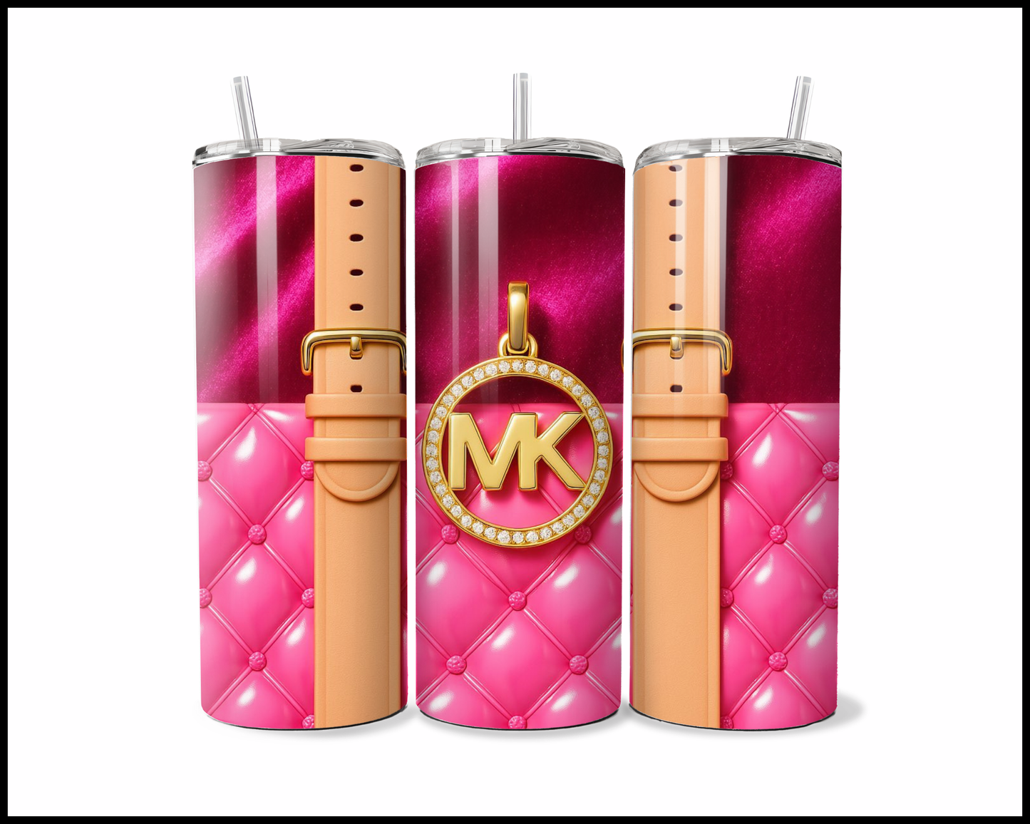 Designer Handbag Inspired Tumbler (023)