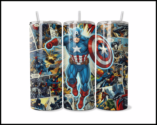 Patriot Commander Ultimate Comic Book Crasher Tumbler (5259)