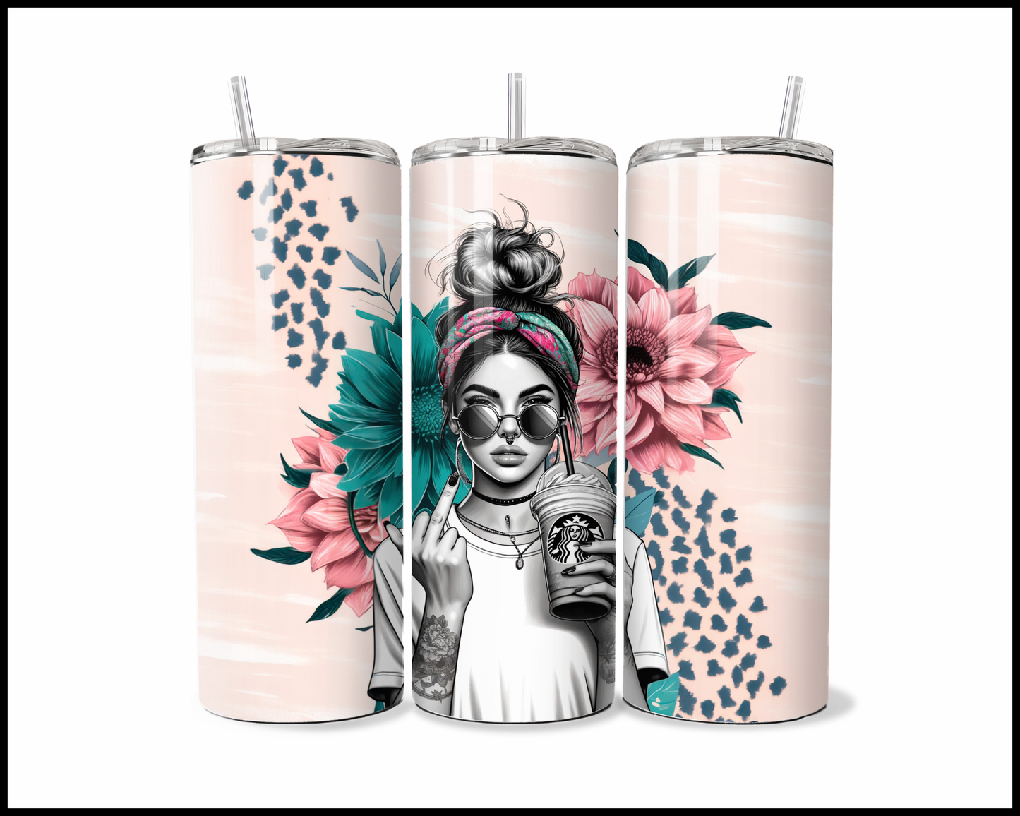 Boho Dahlia Dreamer Tumbler (2603)
