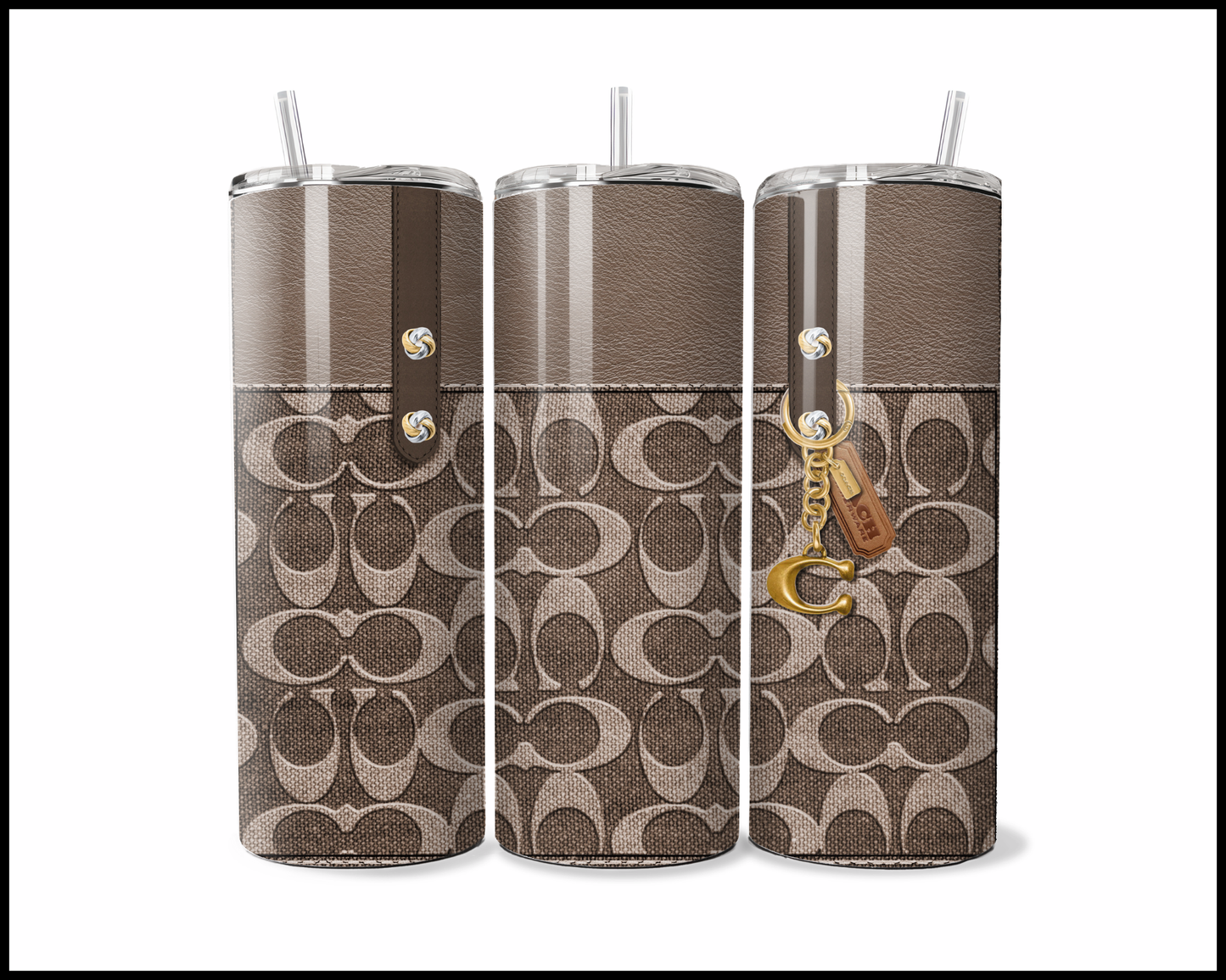 Designer Handbag Inspired Tumbler (016)