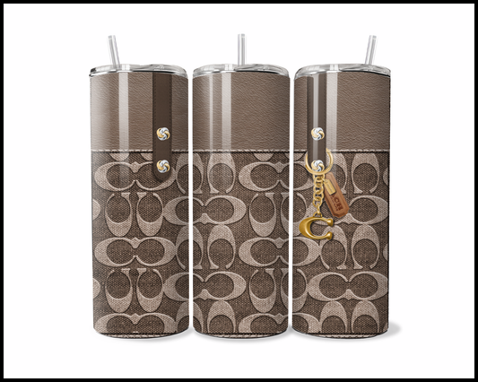 Designer Handbag Inspired Tumbler (016)