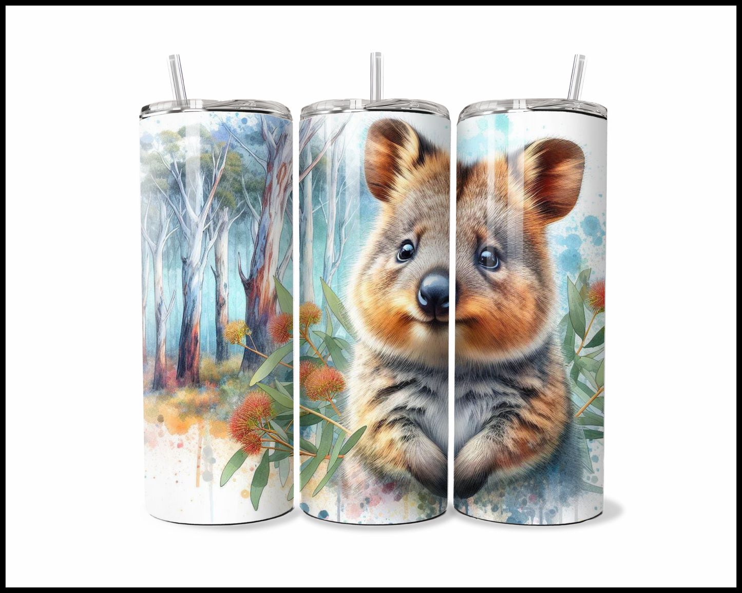 Don't Worry, Be Quokka Travel Tumbler (371)