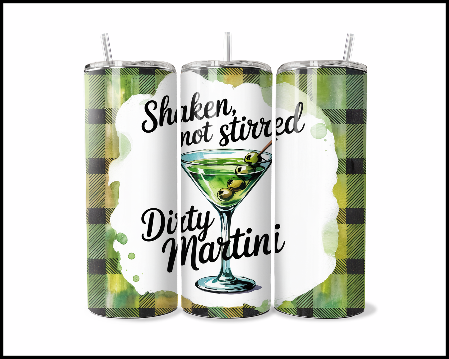 Dirty Martini  Shaken, Not Stirred Tumbler (3979)