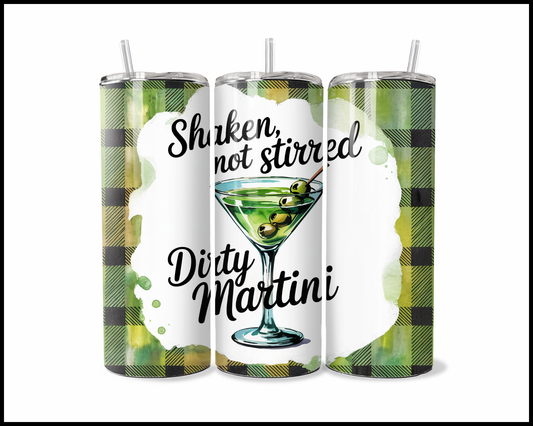 Dirty Martini  Shaken, Not Stirred Tumbler (3979)