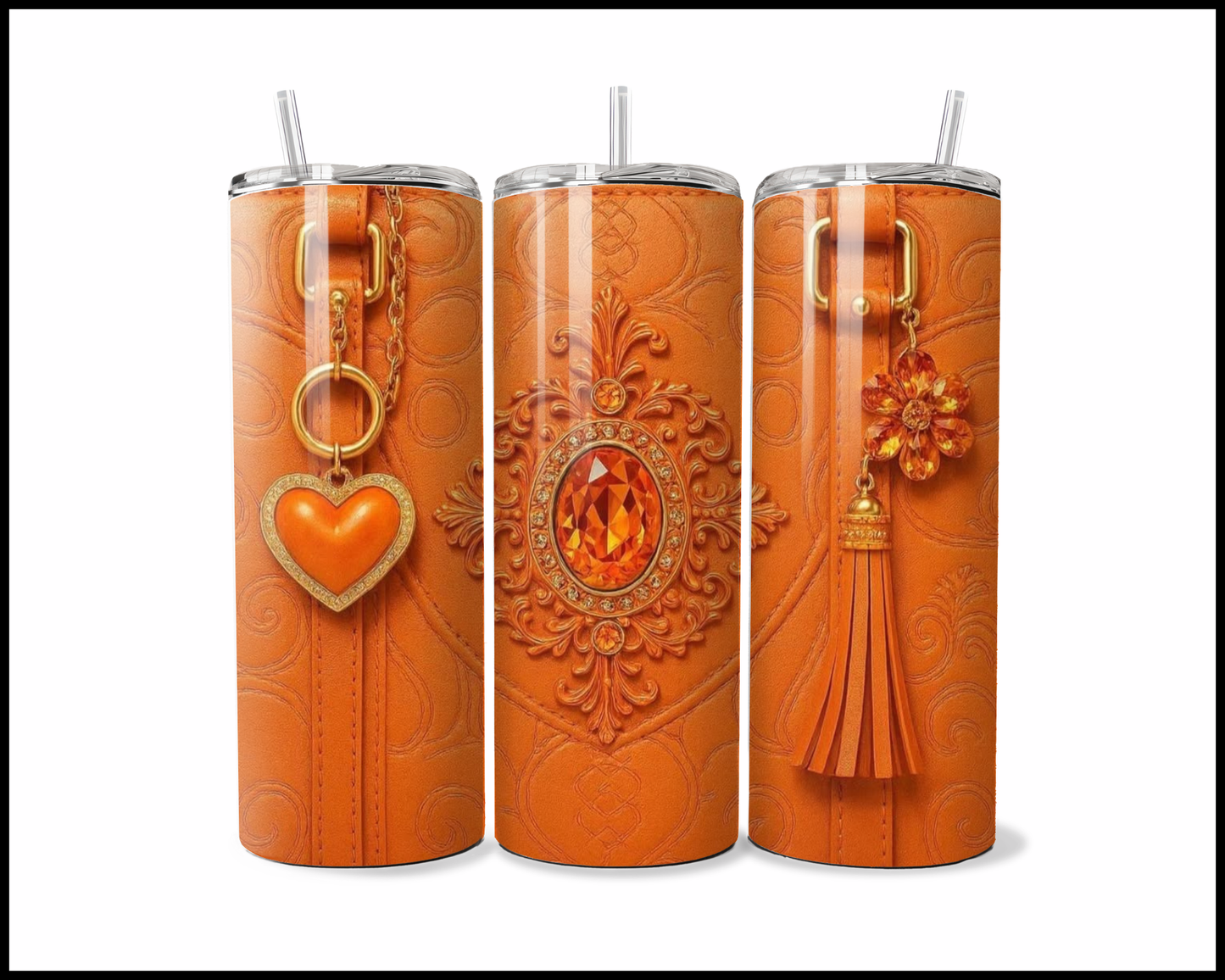 Designer Handbag Inspired Tumbler (017)