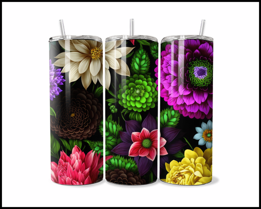 Velvet Petals after Dark Tumbler (605)