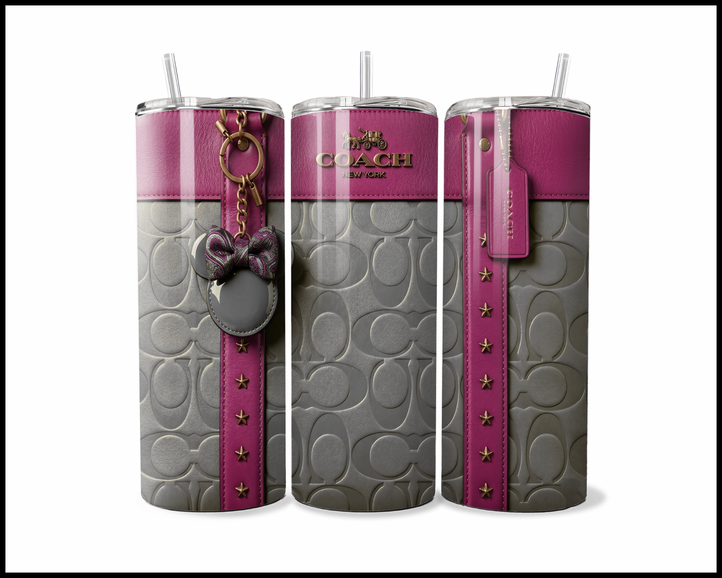 Designer Handbag Inspired Tumbler (338)