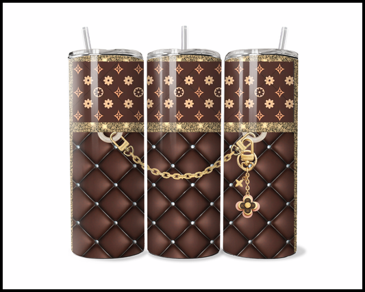 Designer Handbag Inspired Tumbler (031)