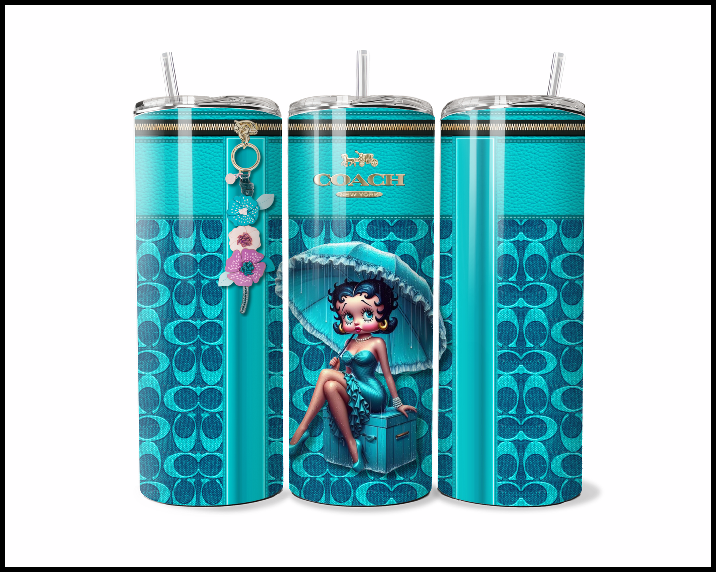 Designer Handbag Inspired Tumbler (104)