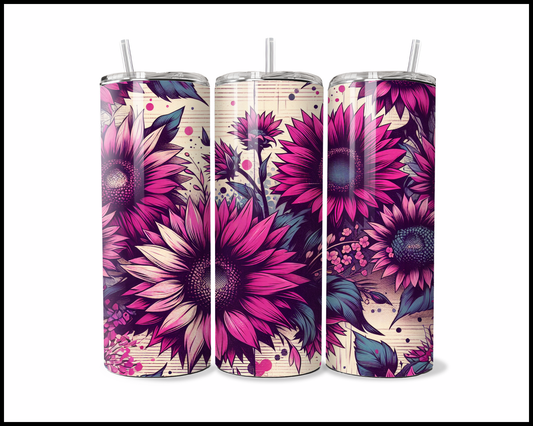 Magenta Meadows Tumbler (3669)