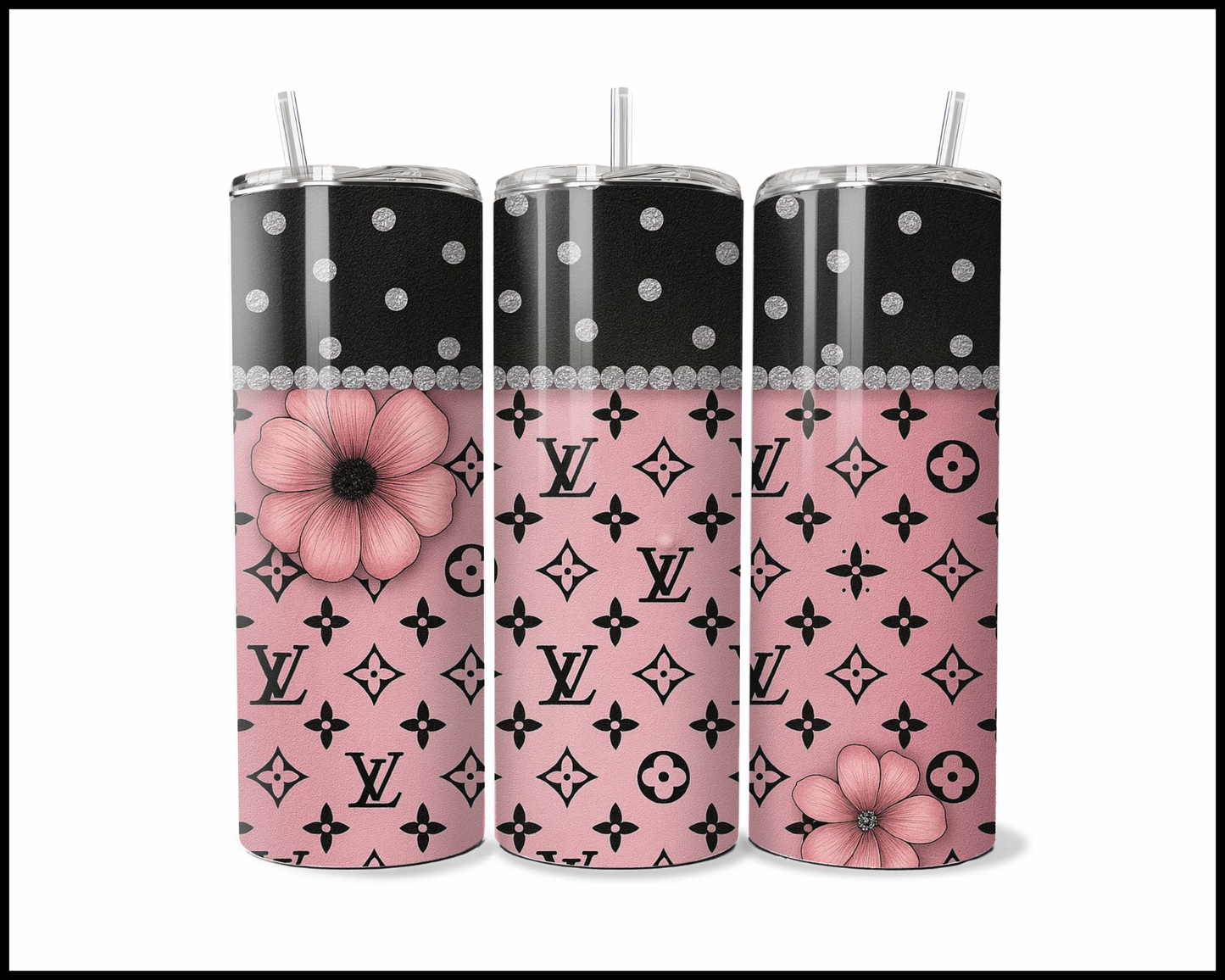 Designer Handbag Inspired Tumbler (066)
