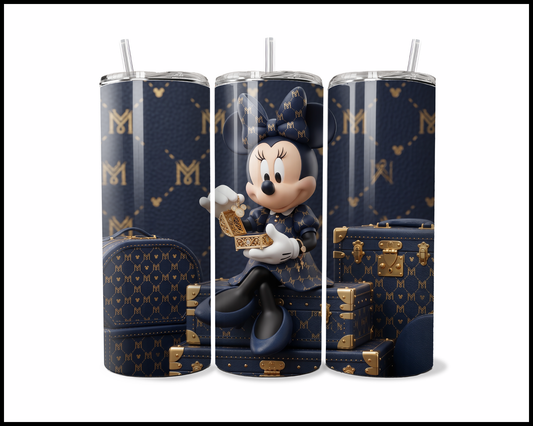 Preppy Bows & Vintage Trunks Tumbler (4814)
