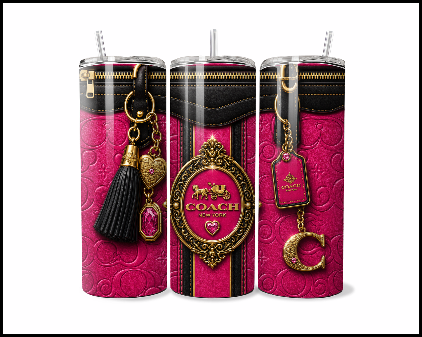 Designer Handbag Inspired Tumbler (358)