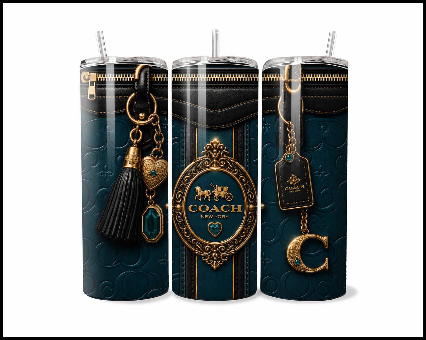 Designer Handbag Inspired Tumbler (358)