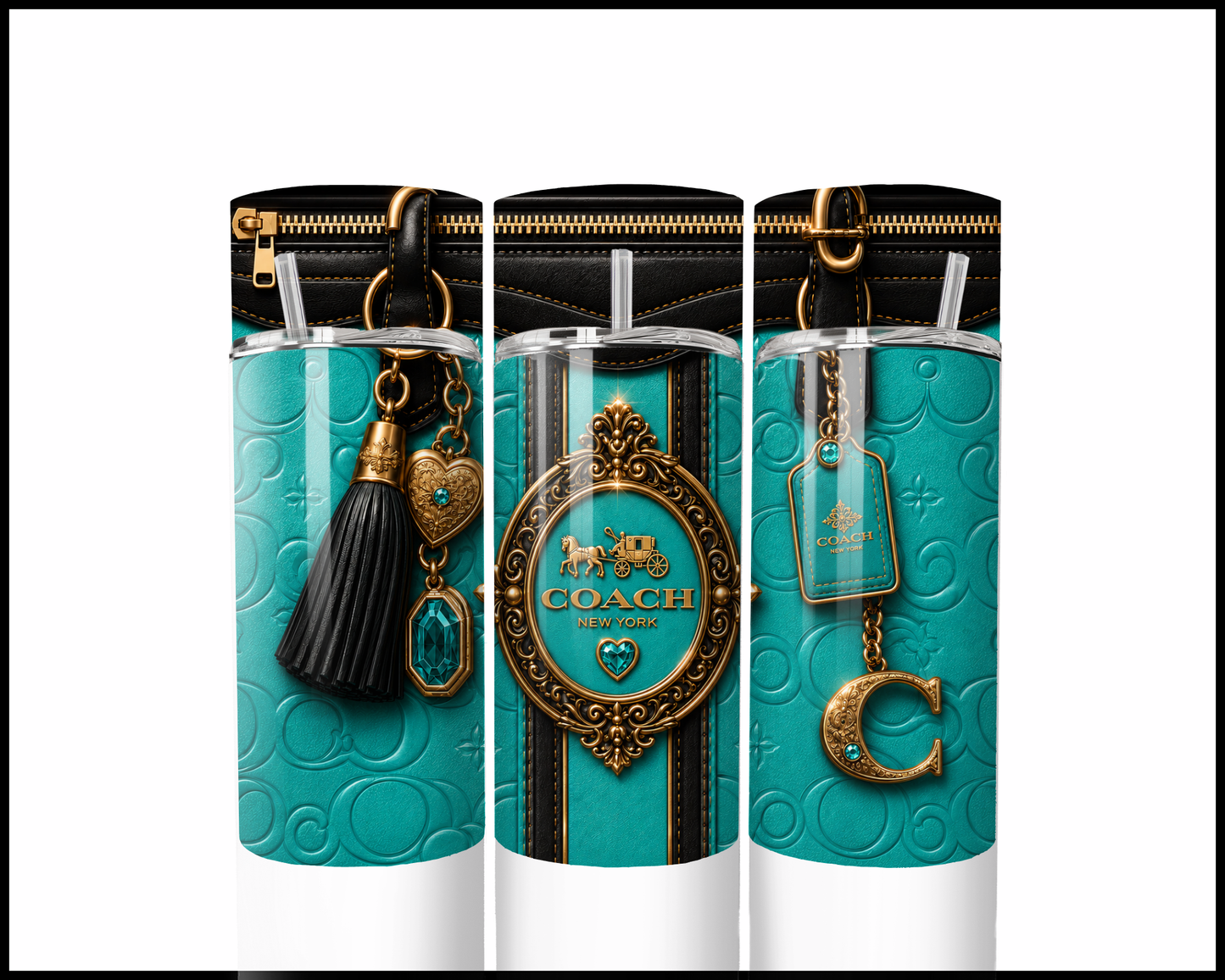 Designer Handbag Inspired Tumbler (358)