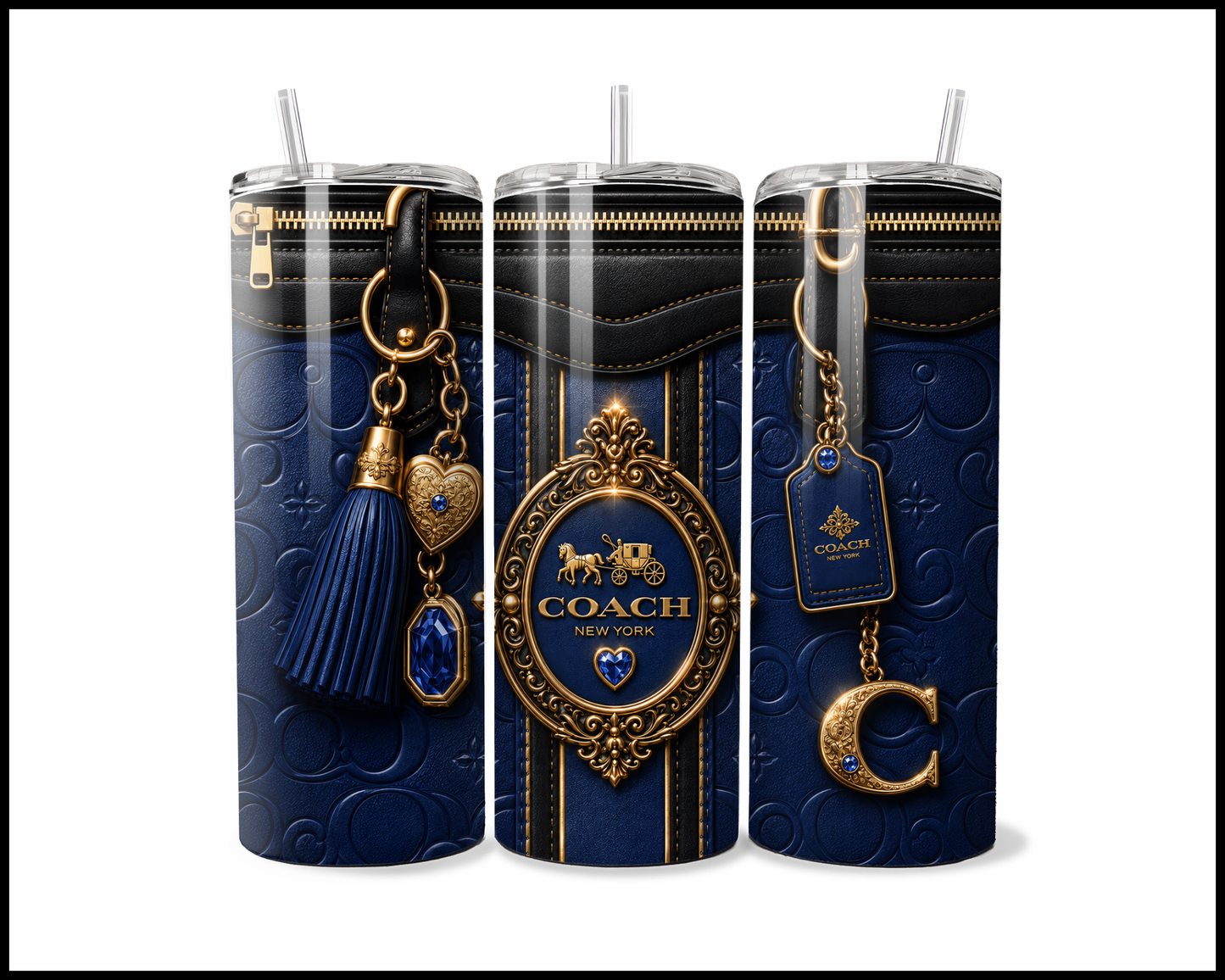 Designer Handbag Inspired Tumbler (358)