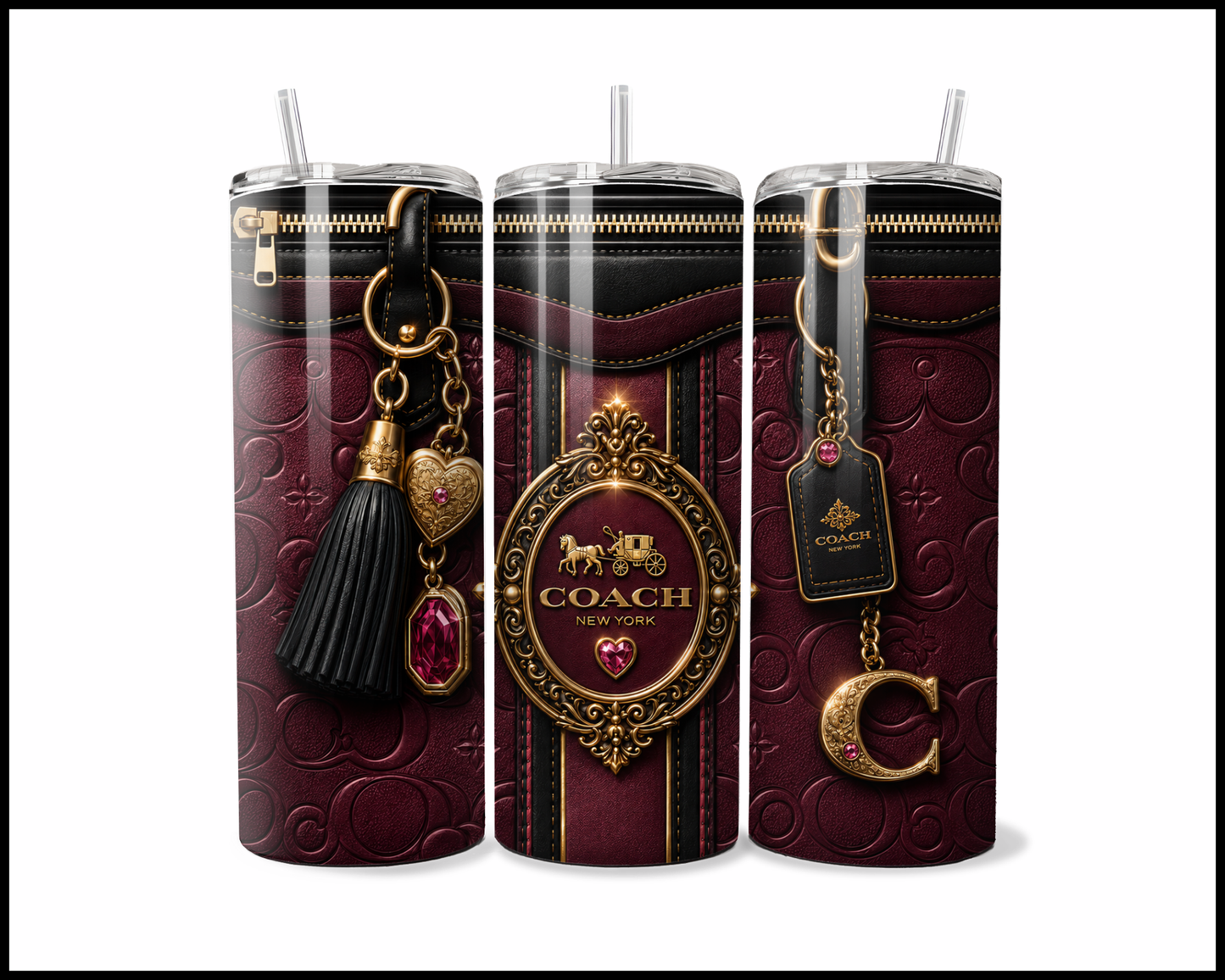 Designer Handbag Inspired Tumbler (358)