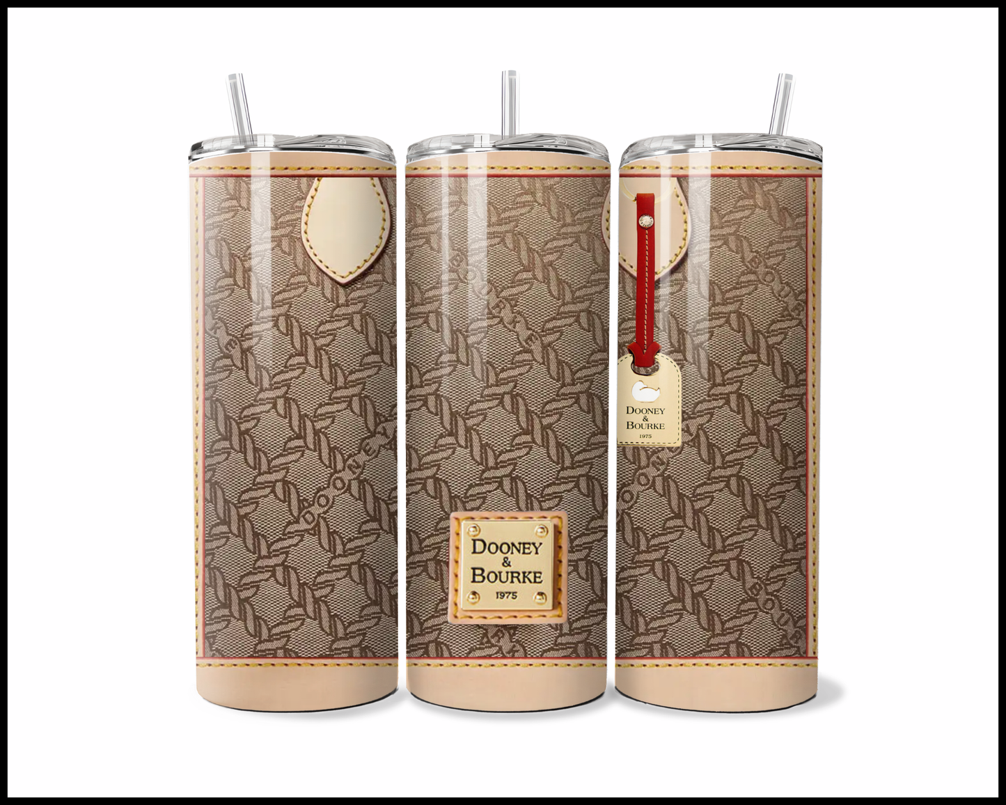 Designer Handbag Inspired Tumbler (002)