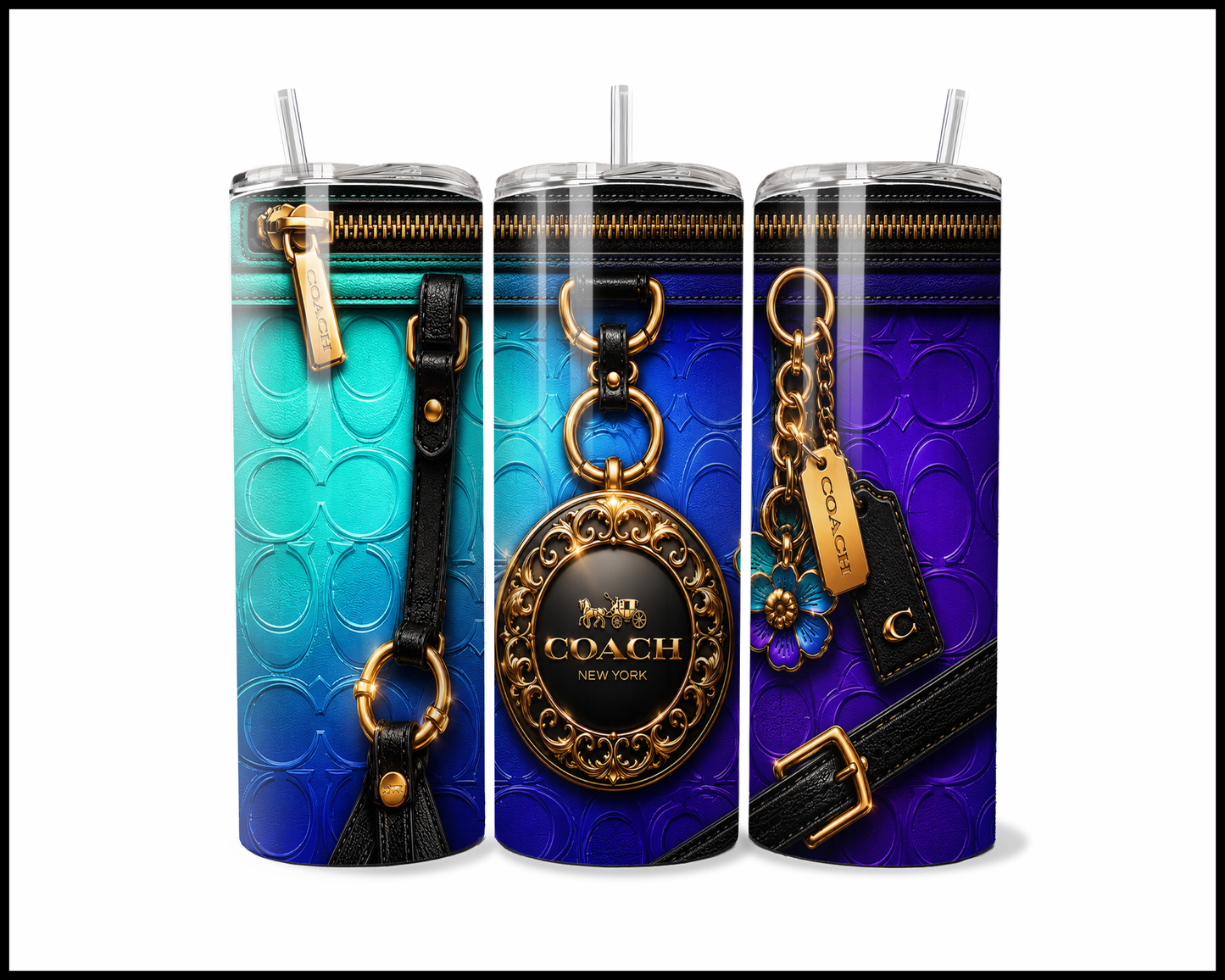 Designer Handbag Inspired Tumbler (357)