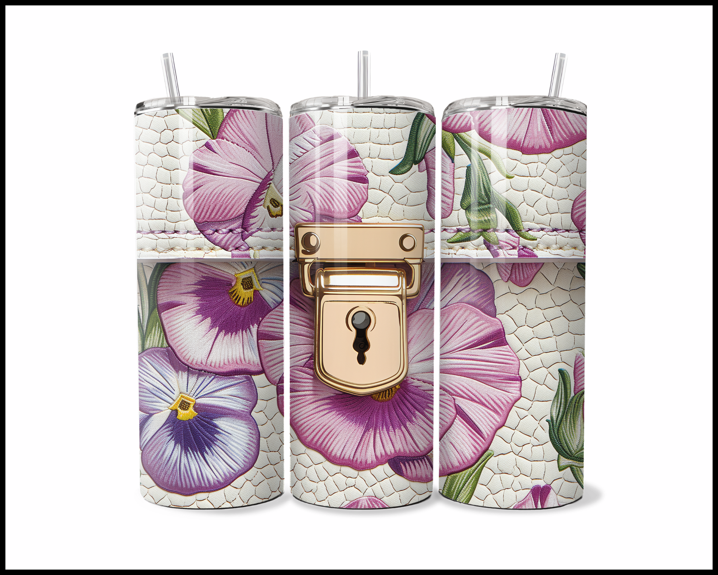 Designer Handbag Inspired Tumbler (014)