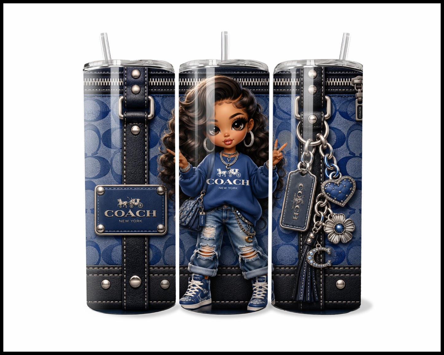 Designer Handbag Inspired Tumbler (321)