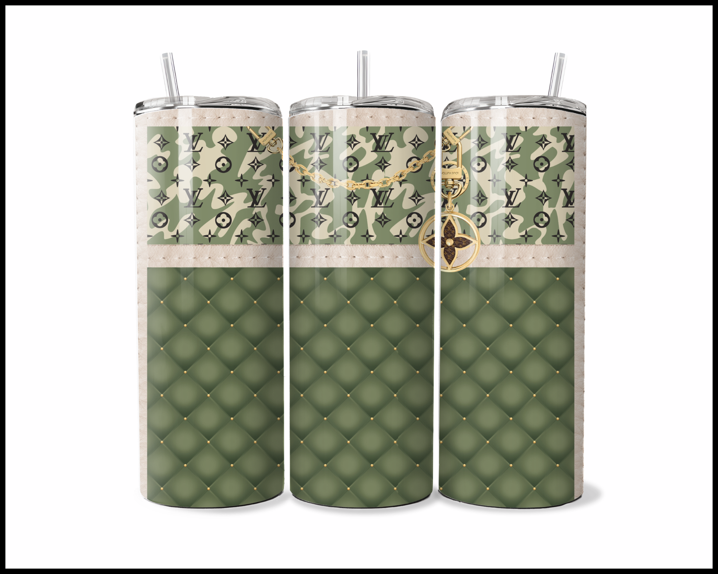 Designer Handbag Inspired Tumbler (034)