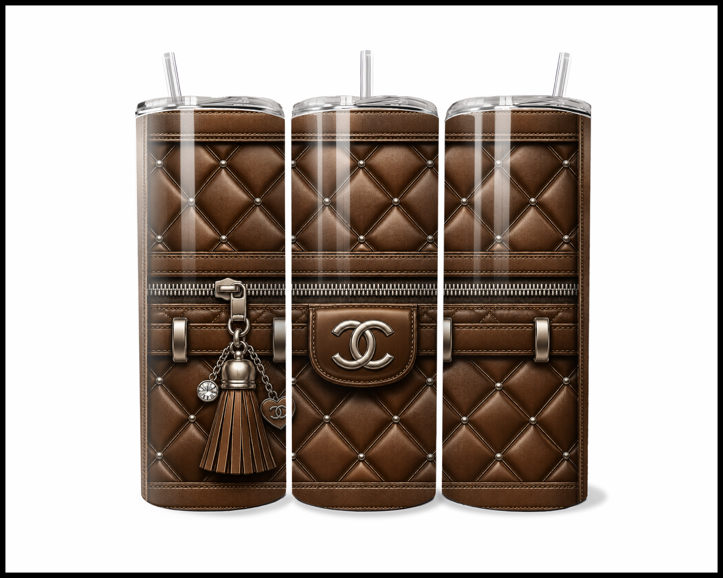 Designer Handbag Inspired Tumbler (037)