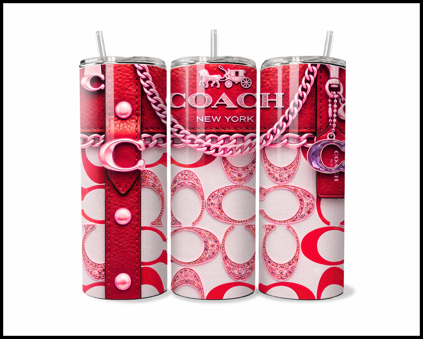 Designer Handbag Inspired Tumbler (353)