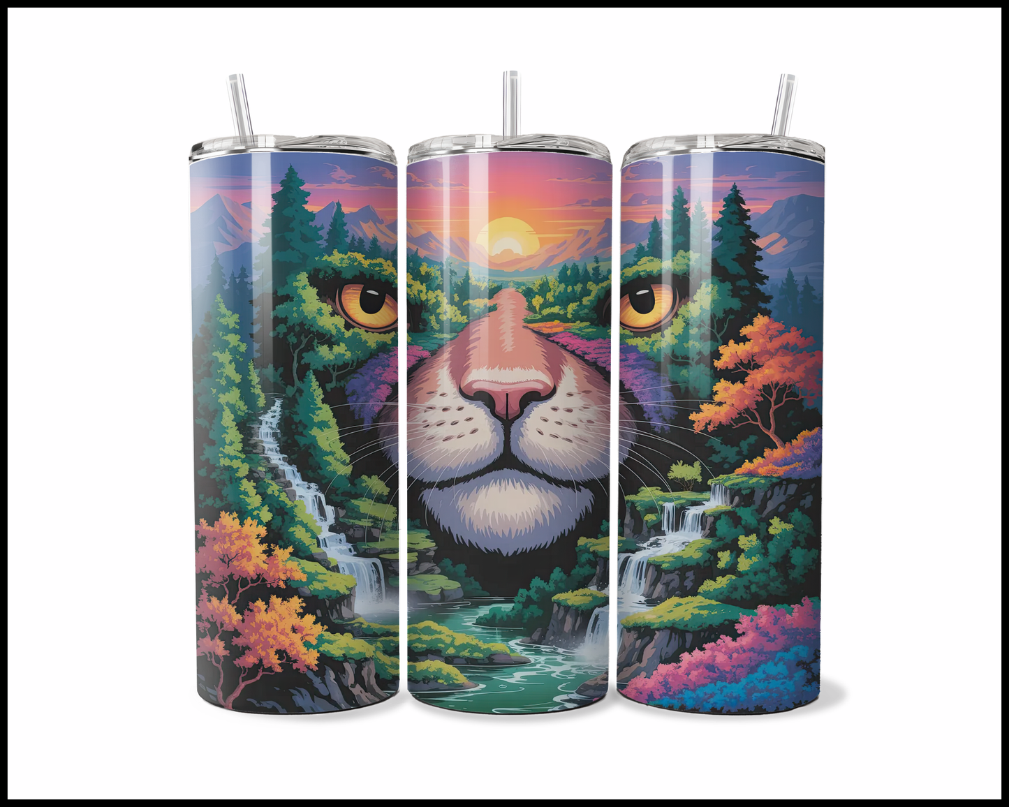Meow-ntain Lion Tumbler (3927)