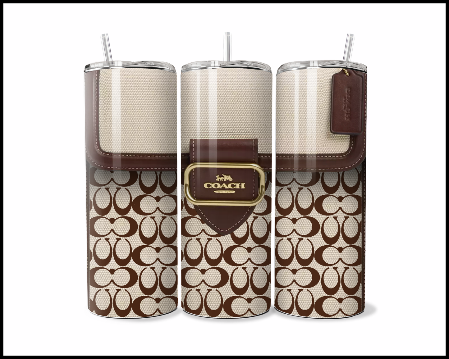 Designer Handbag Inspired Tumbler (048)