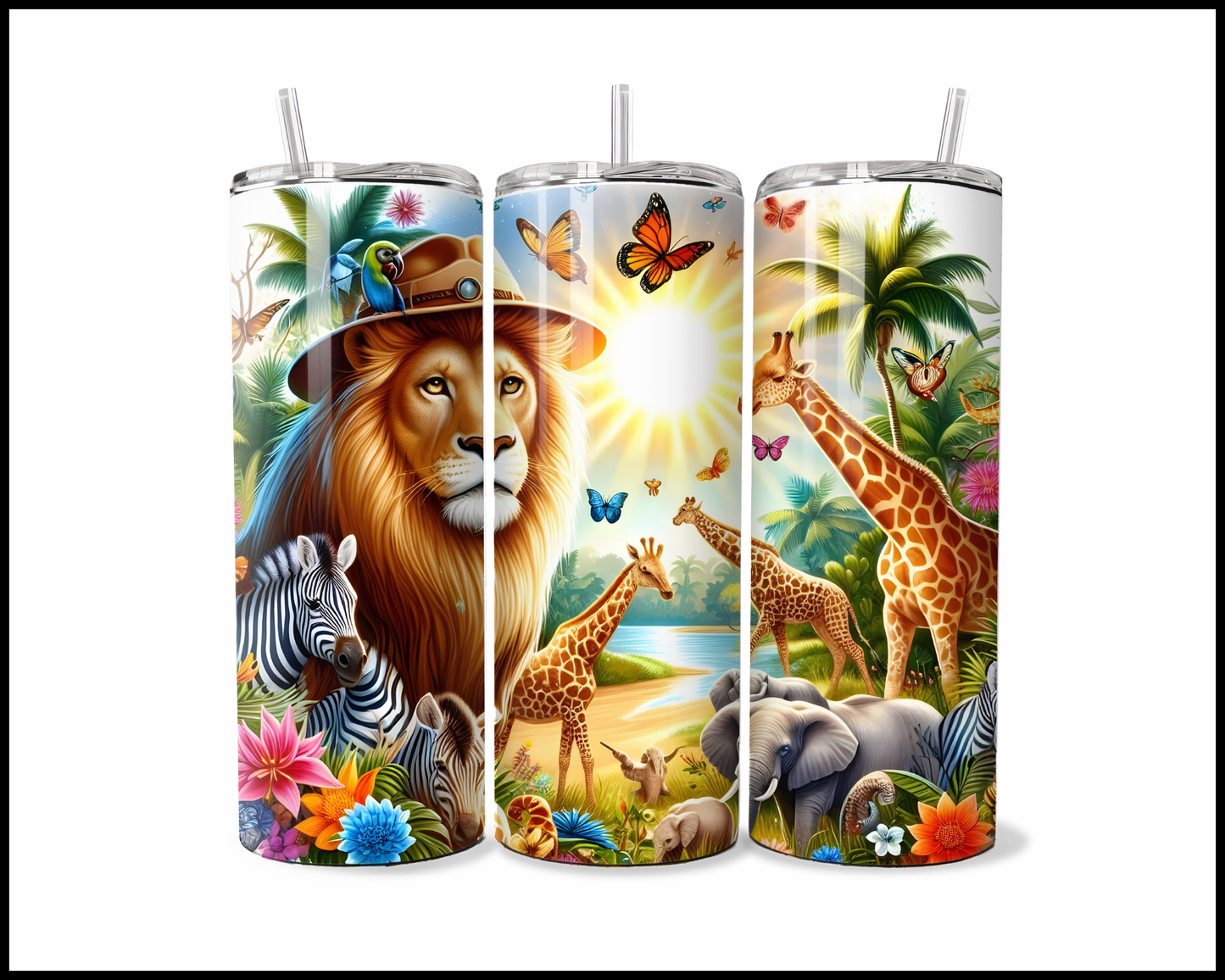 Sweet Safari Sunset Tumbler (3755)